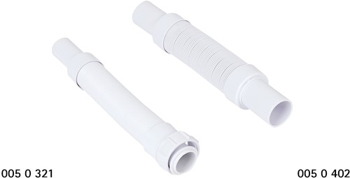 Flexibele Afvoerbuis 50 x 50 2x Spie 500 MM