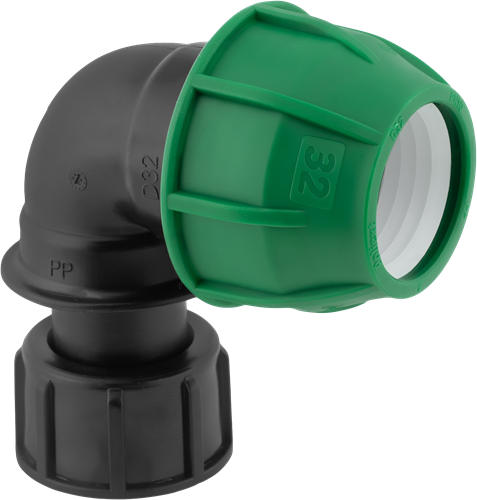 Agri PE Knie met O-Ring