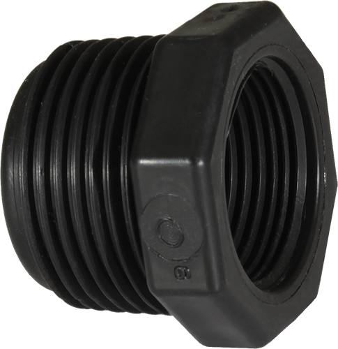 PP verloopring binnendraad x buitendraad - 1/2 x 3/4''