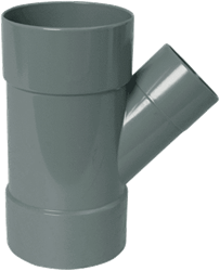 T-stuk 45º 110 x 50 MM