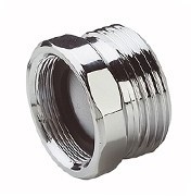 Colortap adapter met beluchter - F22 x buitendraad 3/4''