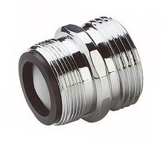 Colortap adapter met beluchter buitendraad M24 x 3/4''