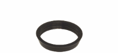 Conische knelring 1'' - 25 mm - zwart - zacht