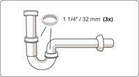 Conische ring 1 1/4 '' - zacht-2
