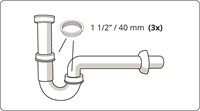Conische ring 1 1/2 '' - zacht-2