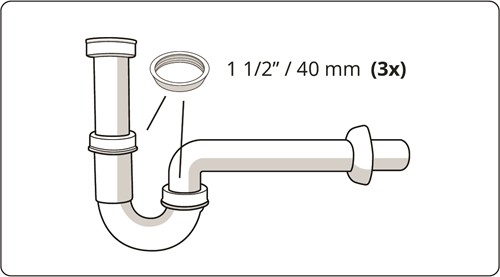 Conische ring 1 1/2 '' - zacht-2