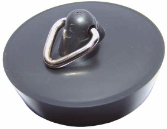 Wasbak plug met triangel - Zwart