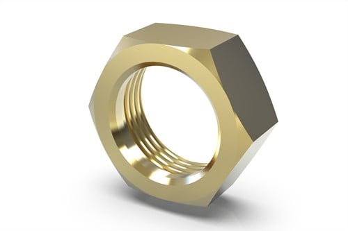 Messing Wartelmoer 1/2