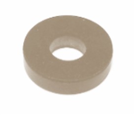 Kraanschijf EPDM - Natuur - voor KIWA kranen - 25 x 12 x 4 mm