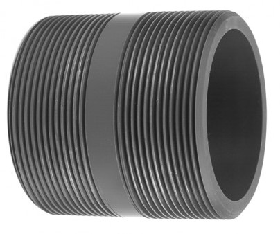 VDL PVC Draadnippel - 16 bar - 3/8-2