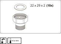Dichting voor wartelmoer 1 ''-2