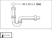 Afvoerdichting 2 '' voor 50 mm sifons-2