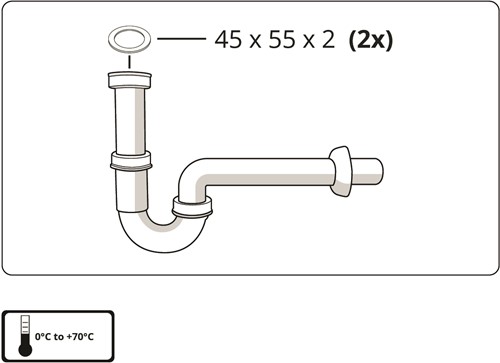 Afvoerdichting 2 '' voor 50 mm sifons-2