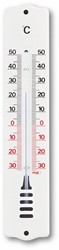 TFA Binnen/buitenthermometer analoog - metaal