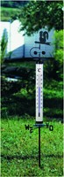 TFA Tuinthermometer analoog met weerhaan en pinwheel-2