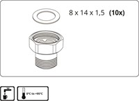 Dichting voor wartelmoer 3/8 ''-2