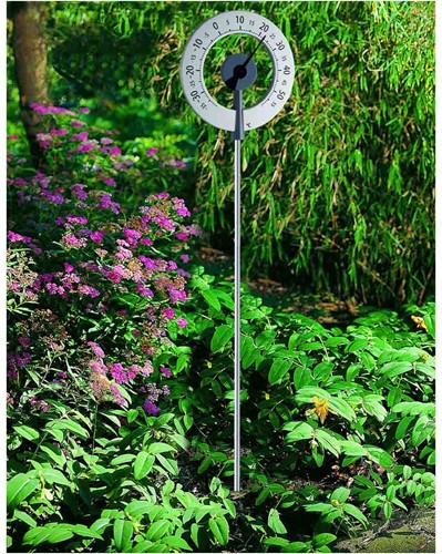 TFA Tuinthermometer analoog Lollipop'' -  aluminium - Antraciet''-3