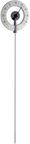 TFA Tuinthermometer analoog Lollipop'' -  aluminium - Antraciet''-2