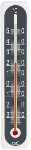 TFA Binnen / buitenthermometer analoog - kunststof