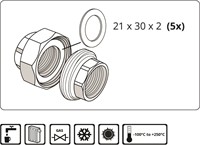 Solar schroefdichting 1/2 '' - klein-2