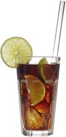 TFA Glazen Rietjes - Longdrink - 32x 23cm incl. Reinigingsborsteltje