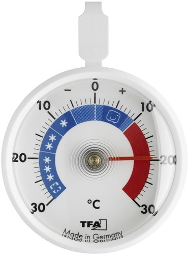TFA Koelkast / diepvries thermometer analoog - Ø 72 mm