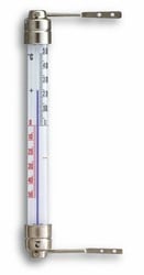 TFA Raamthermometer analoog - metalen houder - draaibaar