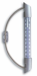 TFA Raamthermometer Orbis'' analoog -  houder van RVS''