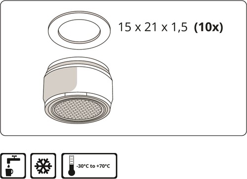 Schuimstraalvormer-dichting M22-2