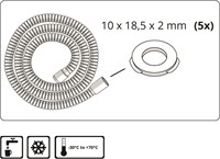 Doucheslang-dichting 1/2 ''-2