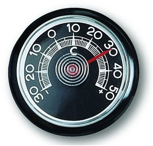 TFA Thermometer analoog - zelfklevend - klein, Ø 46mm