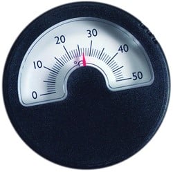 TFA Binnen / buitenthermometer - zelfklevend - klein, Ø 56mm