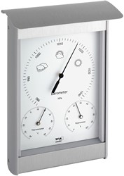 TFA Buitenweerstation analoog - aluminium - glazen kap