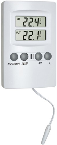 TFA Thermometer binnen / buiten digitaal - max-min + Alarm