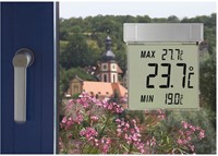 TFA Raamthermometer Vensterthermometer digitaal Vision'' - max-min''-2