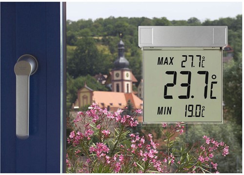 TFA Raamthermometer Vensterthermometer digitaal Vision'' - max-min''-2