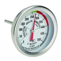 TFA BBQ Grill Smoker thermometer analoog - RVS | Ø 52 x 67mm