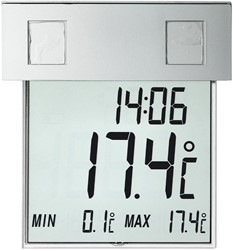 TFA Raamthermometer Vensterthermometer digitaal Vision Solar'' - zonnecellen''