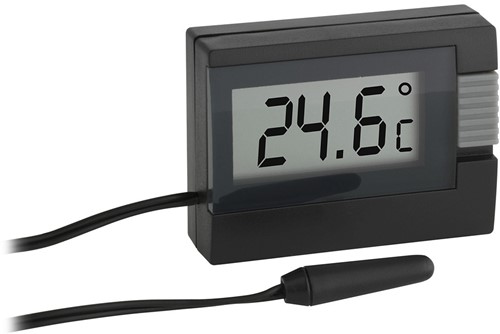 TFA Thermometer binnen / buiten digitaal - Zwart - Doosje