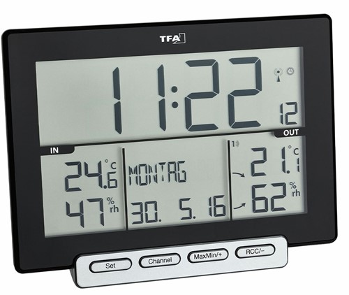 TFA Thermometer / Hygrometer draadloos Trinity''''