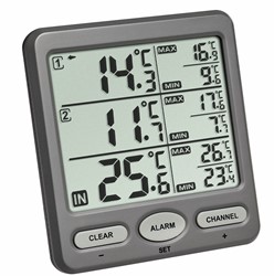 TFA Thermometer draadloos met 2 zenders Trio''''