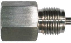 Verloopnippel Messing 1/4 1/2" "