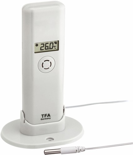TFA WeatherHub'' Thermo-Hygro zender met waterdichte kabelsensor''