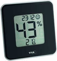 TFA Thermo / Hygrometer digitaal STYLE'' - Zwart''