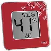 TFA Thermo / Hygrometer digitaal STYLE'' - Rood''