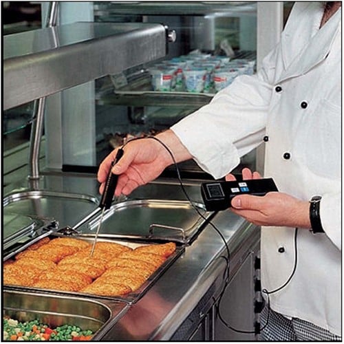 TFA Professionele Thermometer met insteeksonde P300'' - HACCP + EN13485''-3