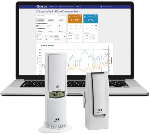 TFA WeatherHub Observer'' startset met thermo / hygro zender''