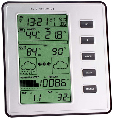 Draadloos weerstation met wind- en regenmeter STRATOS-2