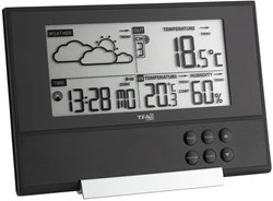 TFA Weerstation draadloos met extra plat ontwerp Pure''''