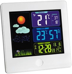 TFA Weerstation draadloos met kleurendisplay SUN'' - Wit''